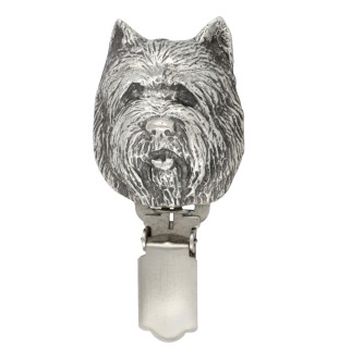 Cairn Terrier clipring posrebrzany Art-Dog